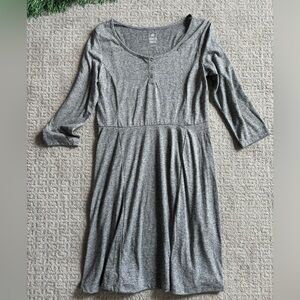 Gray skater dress